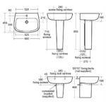 Ideal Standard Studio Echo Semi Pedestal E1568