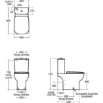 Ideal Standard Studio Echo Close Coupled Toilet Pack with Slow Close Seat