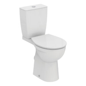 Ideal Standard Eurovit+ Comfort Height Close Coupled Toilet with Soft Close Seat