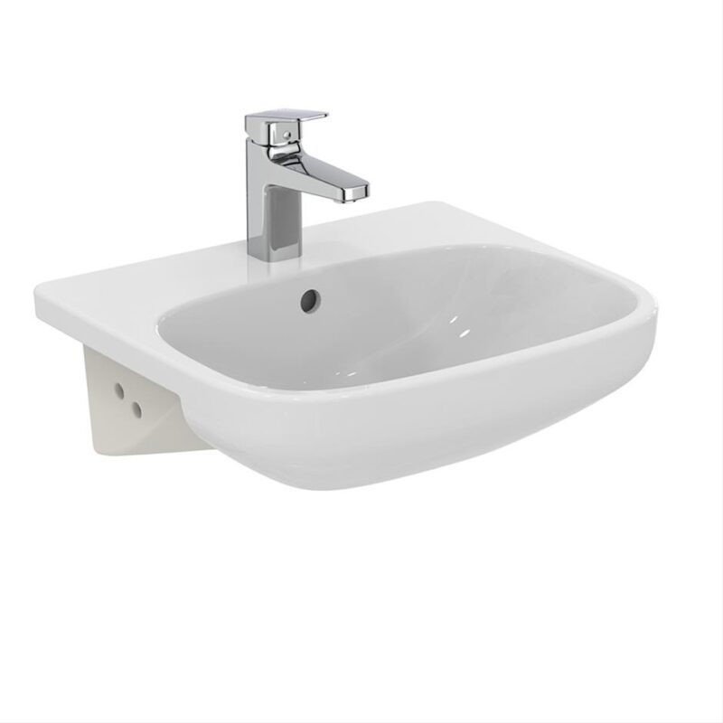 Ideal Standard i.life A 50cm Semi-Countertop Basin 1 Taphole E2467