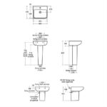 Ideal Standard i.Life B 50cm Washbasin, 1 Taphole