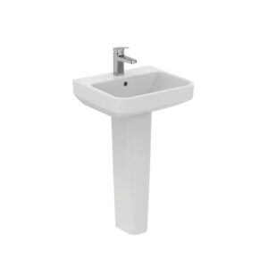 Ideal Standard i.Life B 500mm 1 Taphole Basin & Full Pedestal