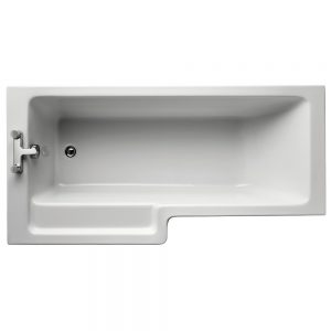 Ideal Standard Tempo Cube 170cm Shower Bath Left Hand E2595