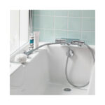 Ideal Standard Tempo Cube L-Shaped 1700 x 850mm Left Shower Bath, Panel & Screen
