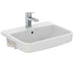 Ideal Standard i.life B 55cm Semi-Countertop Basin 1 Taphole E2604