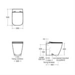 Ideal Standard i.life B Back to Wall Toilet Pan with RimLS+ Technology