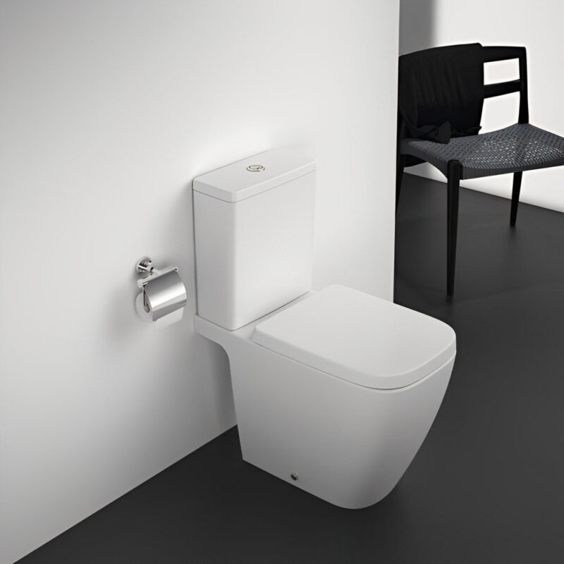 Ideal Standard i.Life B Rimless Close Coupled Toilet with Soft Close Wrapover Seat