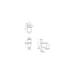 Ideal Standard i.life B Close Coupled WC Bowl E2609