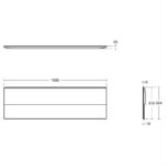 Ideal Standard Uniline 170cm Front Bath Panel E4130