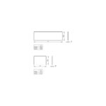 Ideal Standard Unilux Plus+ 70cm End Panel E4831