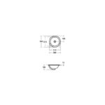 Ideal Standard Concept Sphere 38cm Under-Countertop Basin E5023
