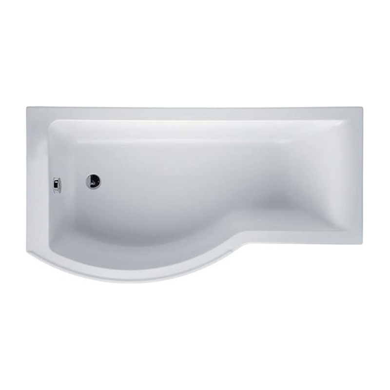 Ideal Standard Concept P-Shaped 1700 x 900mm Left Shower Bath, Panel & Screen Ideal Standard Concept P-Shaped 1700 x 900mm Left Shower Bath, Panel & Screen