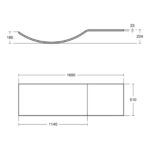 Ideal Standard Concept P-Shaped 1700 x 900mm Left Shower Bath, Panel & Screen