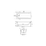 Ideal Standard Concept 170x75cm Rectangular Bath No Tapholes