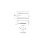 Ideal Standard Concept 150x70cm Rectangular Bath No Tapholes