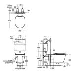 Ideal Standard Concept Slim Toilet Seat & Cover, Standard Close