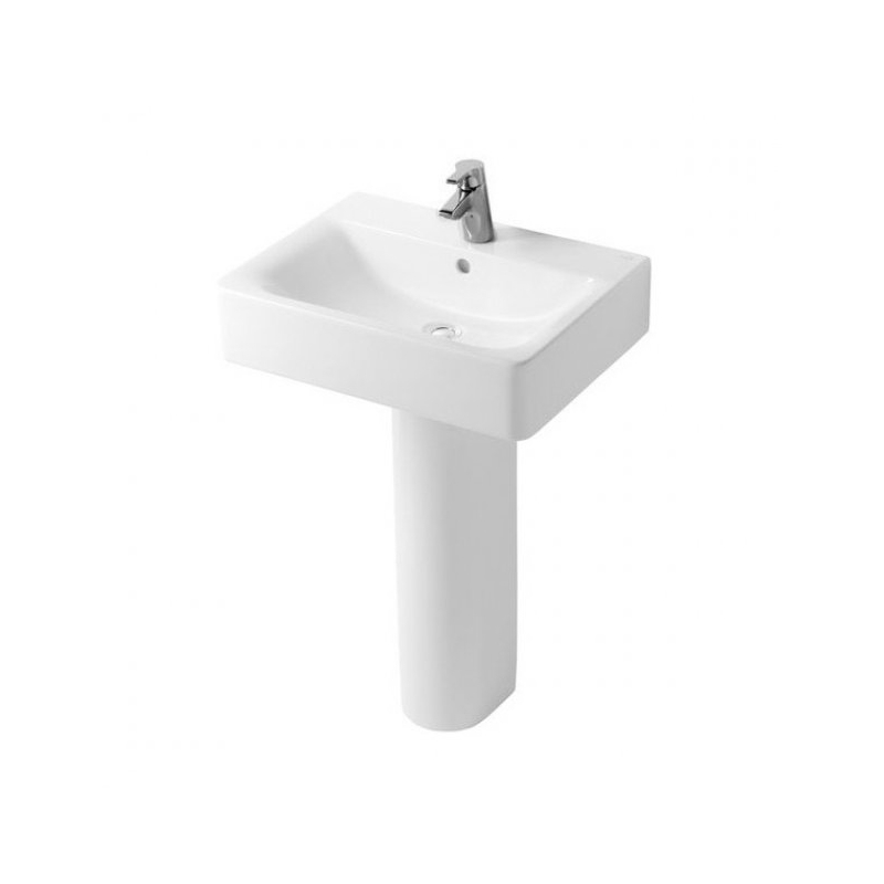 Ideal Standard Concept Cube 550mm 1 Taphole Basin & Full Pedestal Ideal Standard Concept Cube 550mm 1 Taphole Basin & Full Pedestal