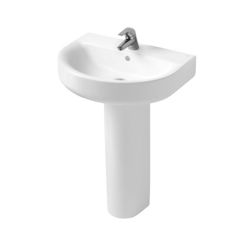 Ideal Standard Concept Arc 550mm 1 Taphole Basin & Full Pedestal Ideal Standard Concept Arc 550mm 1 Taphole Basin & Full Pedestal