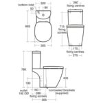 Ideal Standard Concept Arc Close Coupled Toilet with Soft Close Seat