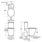 Ideal Standard Concept Arc Close Coupled Toilet with Standard Seat