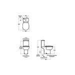 Ideal Standard Concept Toilet Seat & Cover E7918