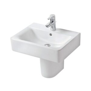 Ideal Standard Concept Cube 600mm 1 Taphole Basin & Semi Pedestal