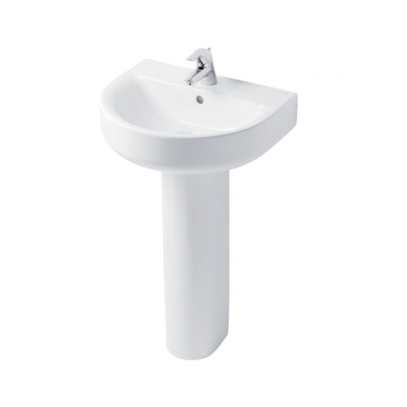 Ideal Standard Concept Arc 450mm 1 Taphole Basin & Full Pedestal Ideal Standard Concept Arc 450mm 1 Taphole Basin & Full Pedestal