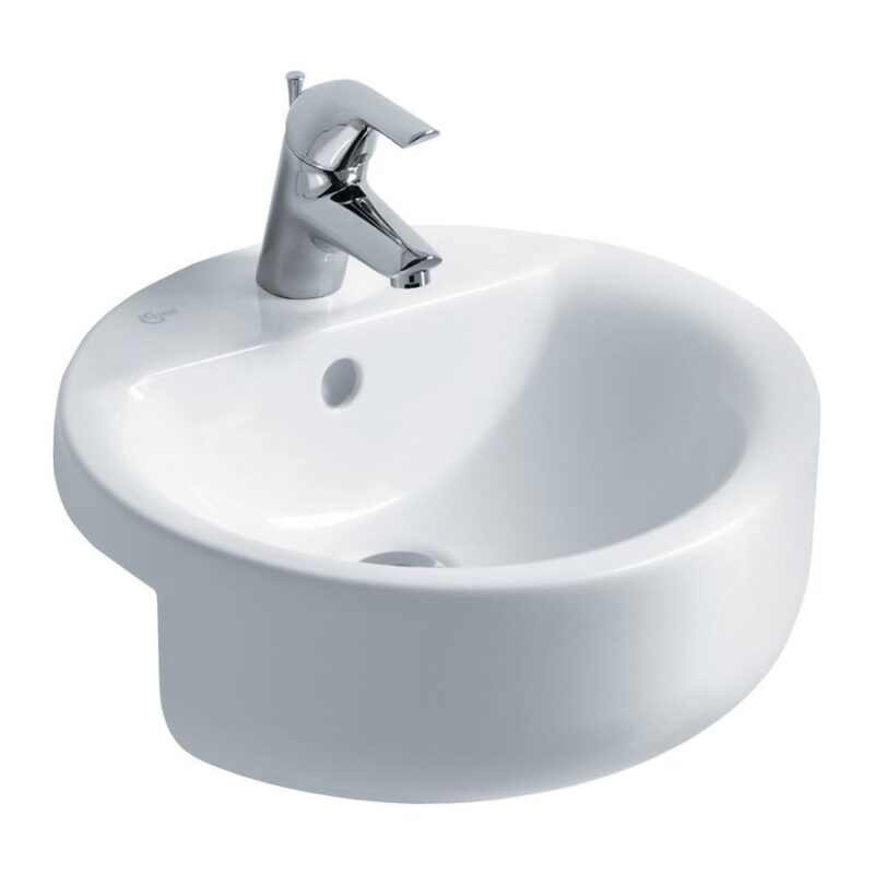 Ideal Standard Concept Sphere 45cm Semi Countertop Washbasin 1TH Ideal Standard Concept Sphere 45cm Semi Countertop Washbasin 1TH