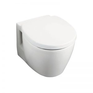 Ideal Standard Concept Space Compact Wall Hung Toilet with Standard Seat