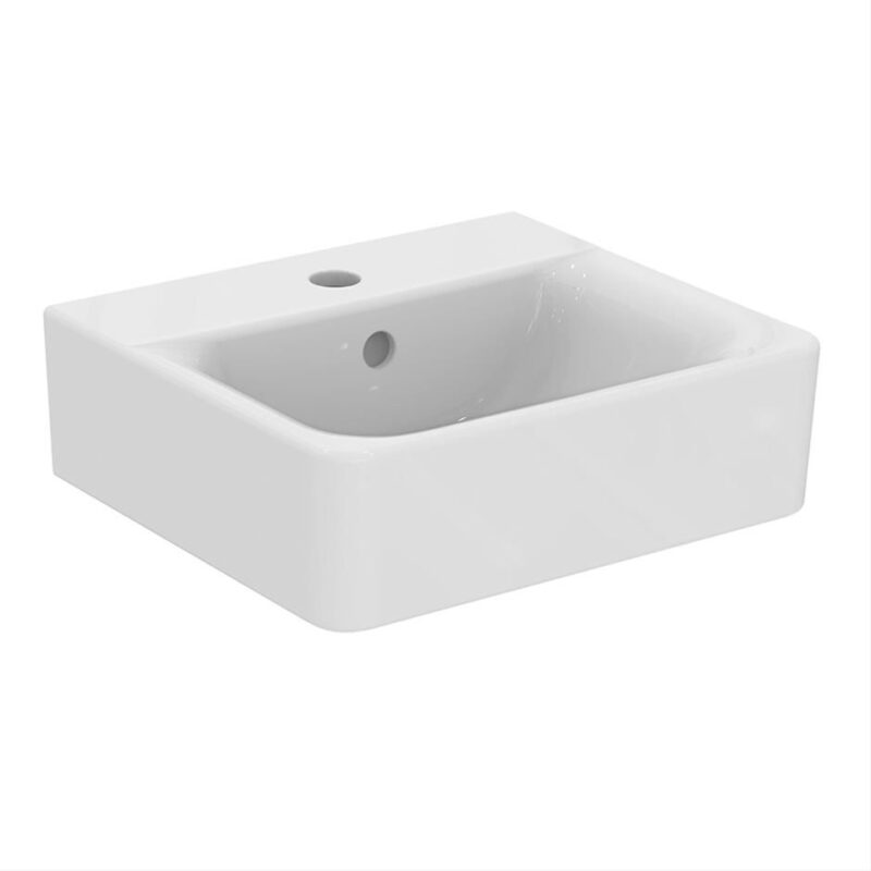 Ideal Standard Concept Cube 40cm Handrinse Washbasin 1 Taphole Ideal Standard Concept Cube 40cm Handrinse Washbasin 1 Taphole