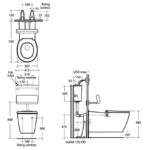 Ideal Standard Concept Freedom Rimless Wall Hung Toilet & Seat Only