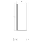 Ideal Standard Connect 2 800mm Side Panel K9415