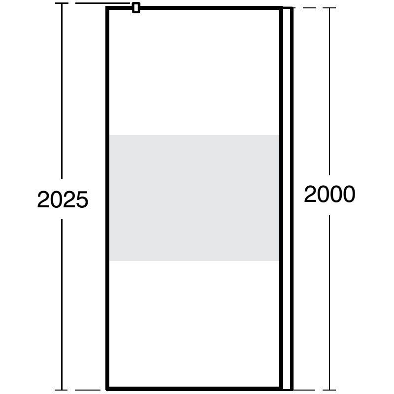 Ideal Standard Synergy Freedom Wetroom Panel 900mm L6180