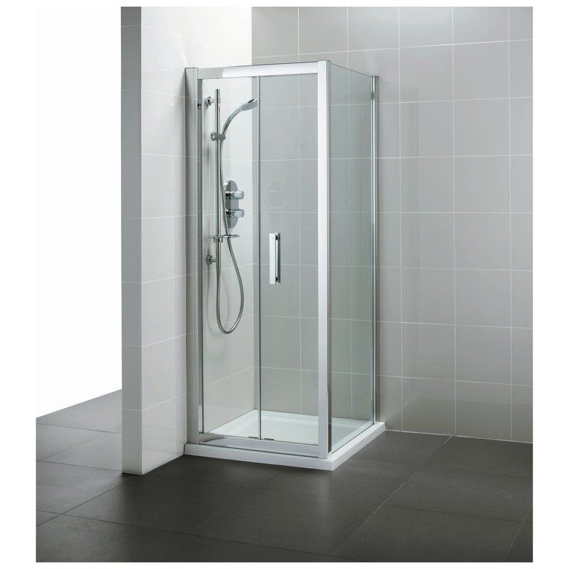 Ideal Standard Synergy 1000mm Infold Door L6209 Bright Silver