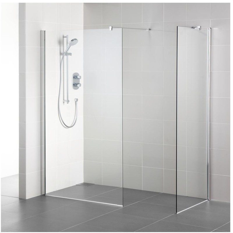 Ideal Standard Synergy 1200mm Wet Room Panel L6225 Bright Silver