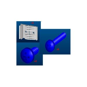 Ideal Standard LV86167 Synergy Wall Fixing Pack