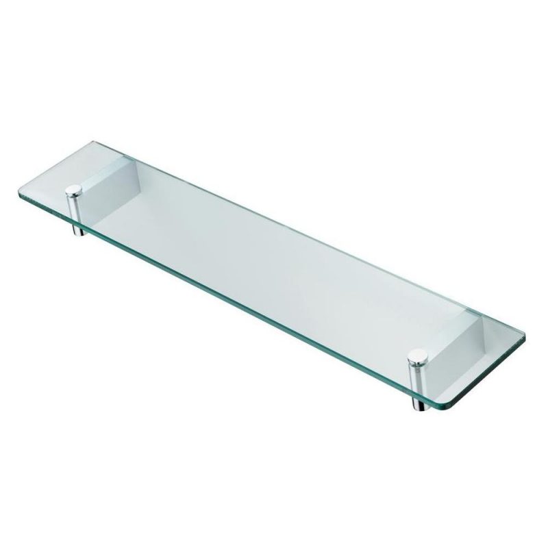 Ideal Standard Concept 60cm Glass Shelf & Brackets N1394