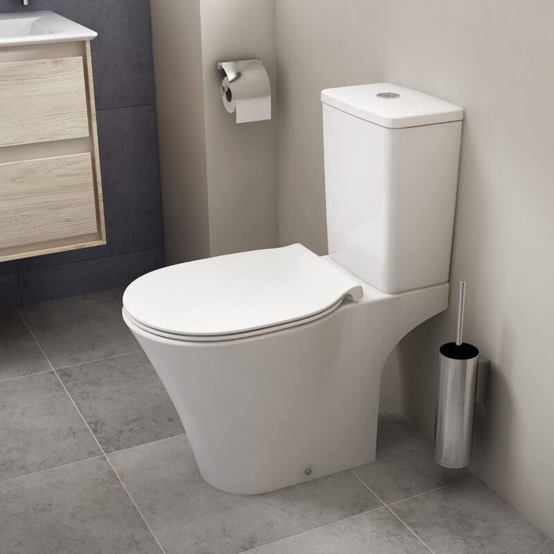 Ideal Standard Concept Toilet Brush with Wall Mount Holder N1396