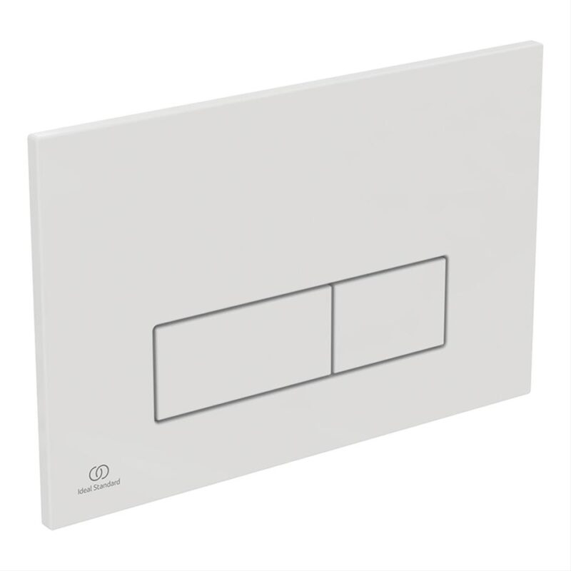 Ideal Standard Solea P2 Pneumatic Dual Flushplate White Ideal Standard Solea P2 Pneumatic Dual Flushplate White