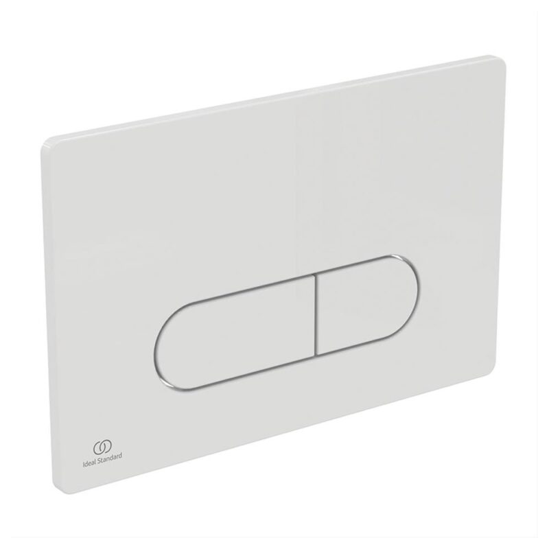 Ideal Standard Oleas M1 Mechanical Dual Flushplate White
