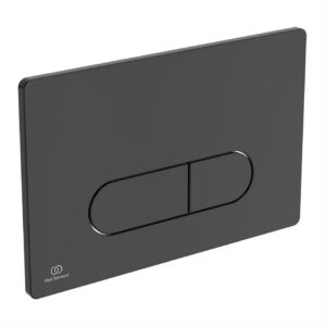 Ideal Standard Oleas P1 Pneumatic Dual Flushplate R0116 Black