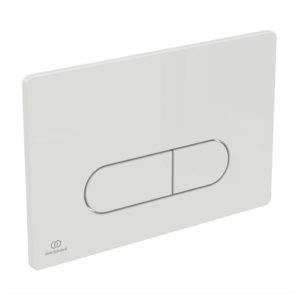 Ideal Standard Oleas P1 Pneumatic Dual Flush Plate White