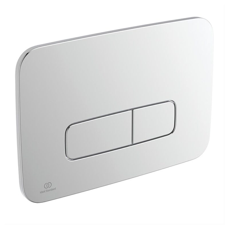 Ideal Standard Oleas P3 Pneumatic Dual Flush Plate Chrome R0124 Ideal Standard Oleas P3 Pneumatic Dual Flush Plate Chrome R0124