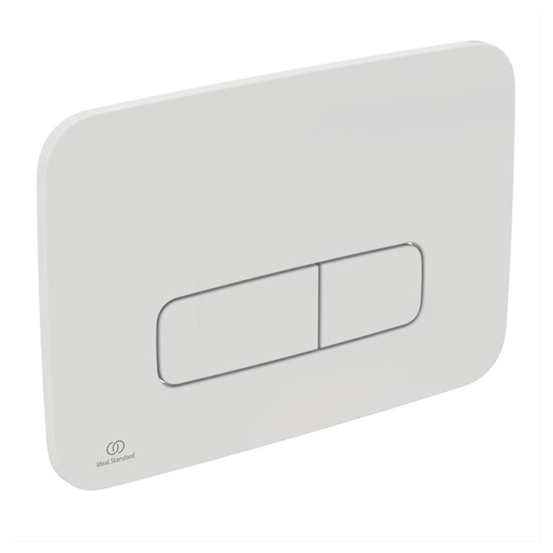 Ideal Standard Oleas P3 Pneumatic Dual Flush Plate White