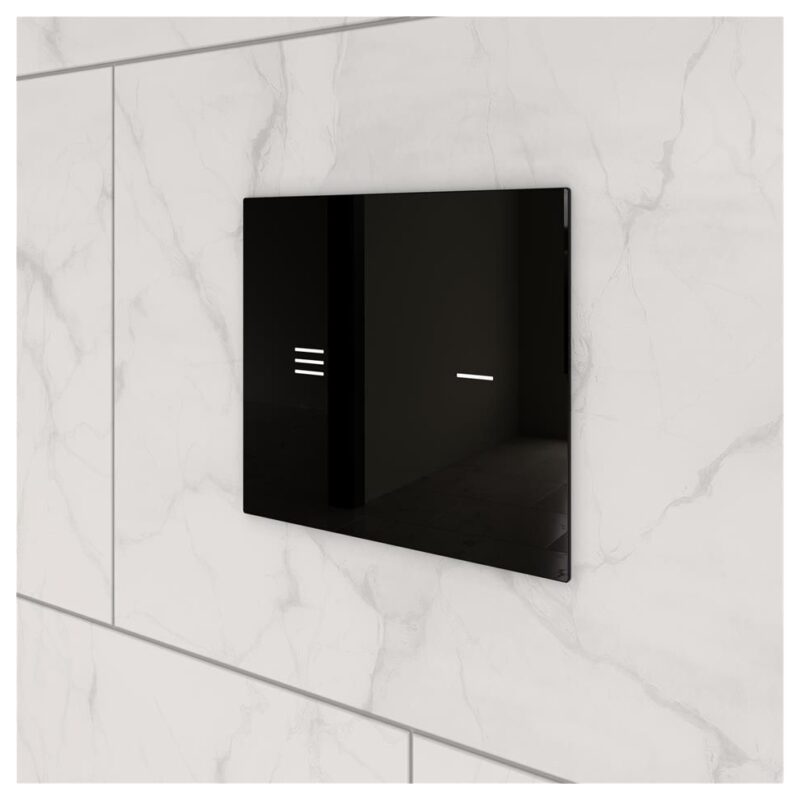 Ideal Standard Symfo NT1 Electronic Glass Dual Flush Plate Black R0129