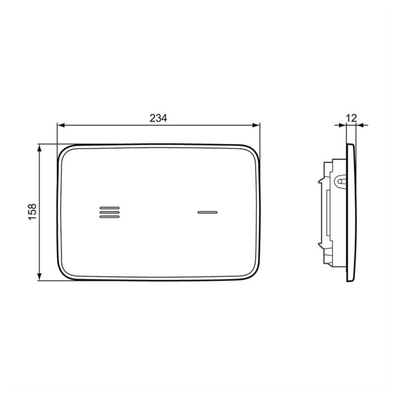 Ideal Standard Altes Electronic (Proximity) Flushplate White