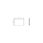 Ideal Standard Septa Inspection Plate R0137 Chrome