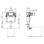 Ideal Standard Prosys 150mm Depth WC Cistern R0142