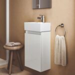 Ideal Standard Eurovit+ 35cm Gloss White Guest Unit & 1 Right Hole Basin