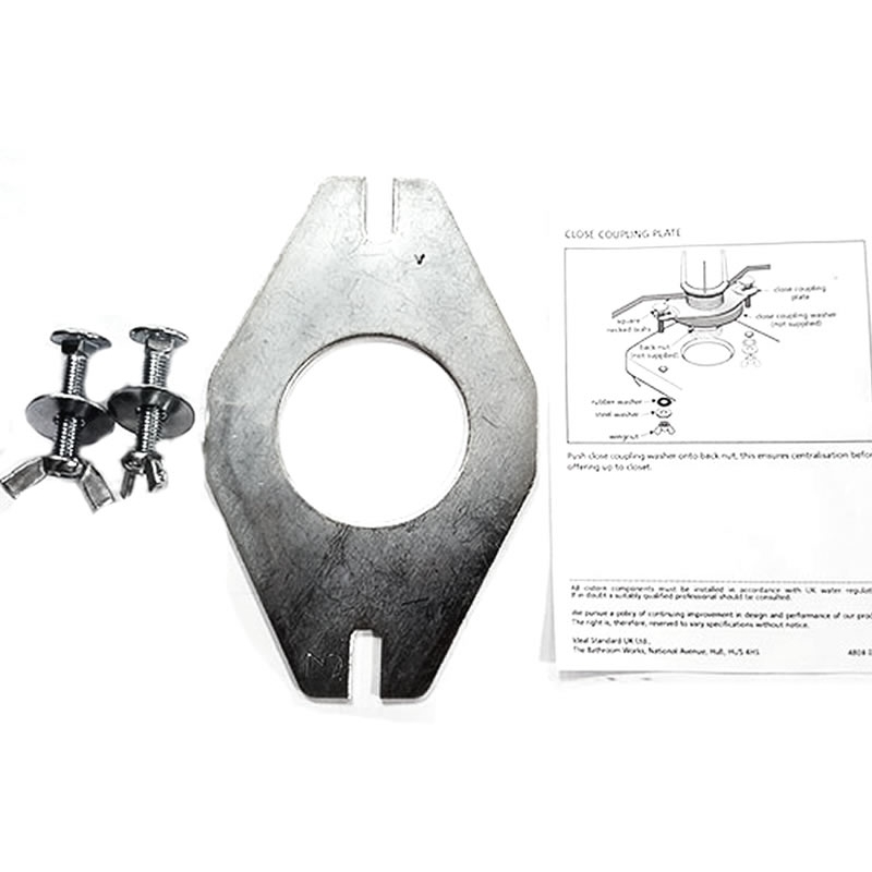 Ideal Standard Close Coupled Fixing Plate 1.5" Hole Ideal Standard Close Coupled Fixing Plate 1.5" Hole